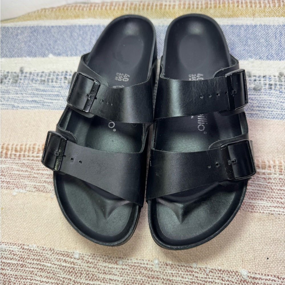 Birkenstock Black Arizona EVA Double Strap Sandals